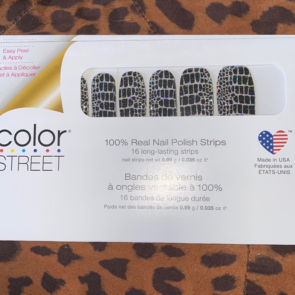 Colorstreet glitter designs. 100% real nail  strips.